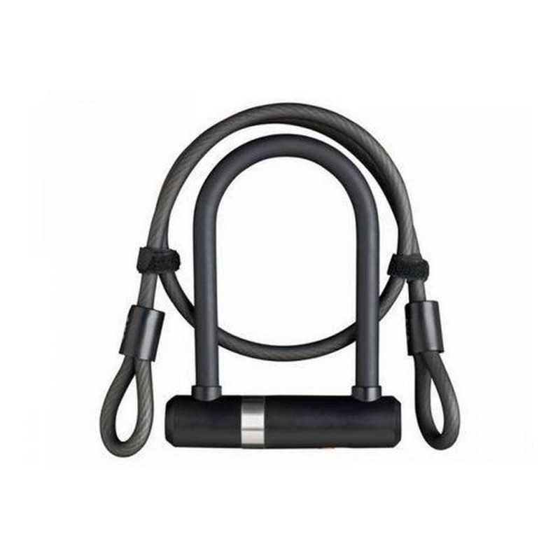 U-shaped padlock + cable  NEWTON LOCK PRO MINI 100 CM X 10 MM