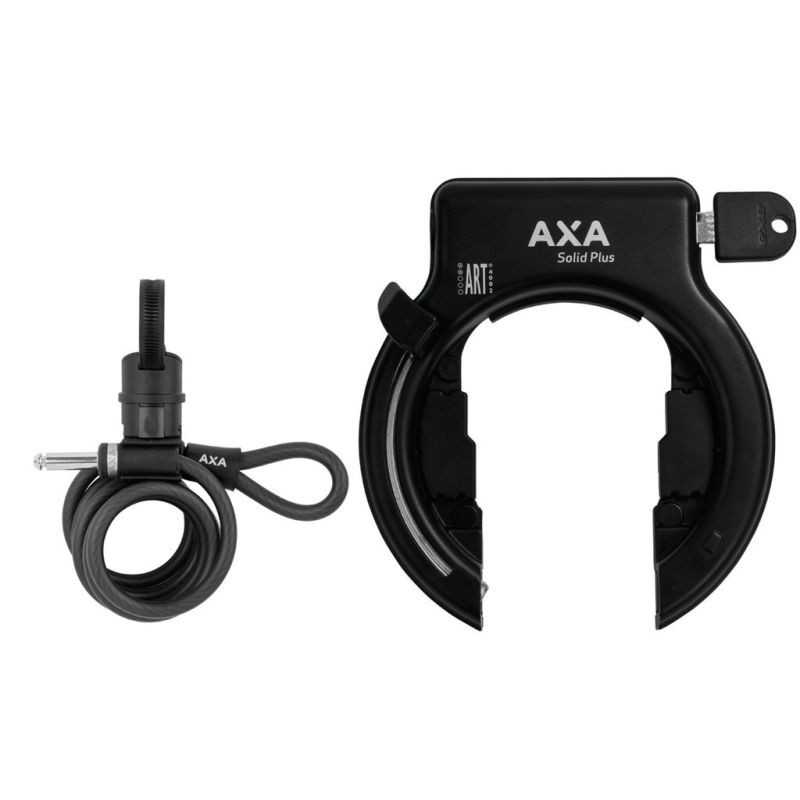 AXA Candado antirrobo de cuadro con fijación + cadena SOLID PLUS 58 MM 267119