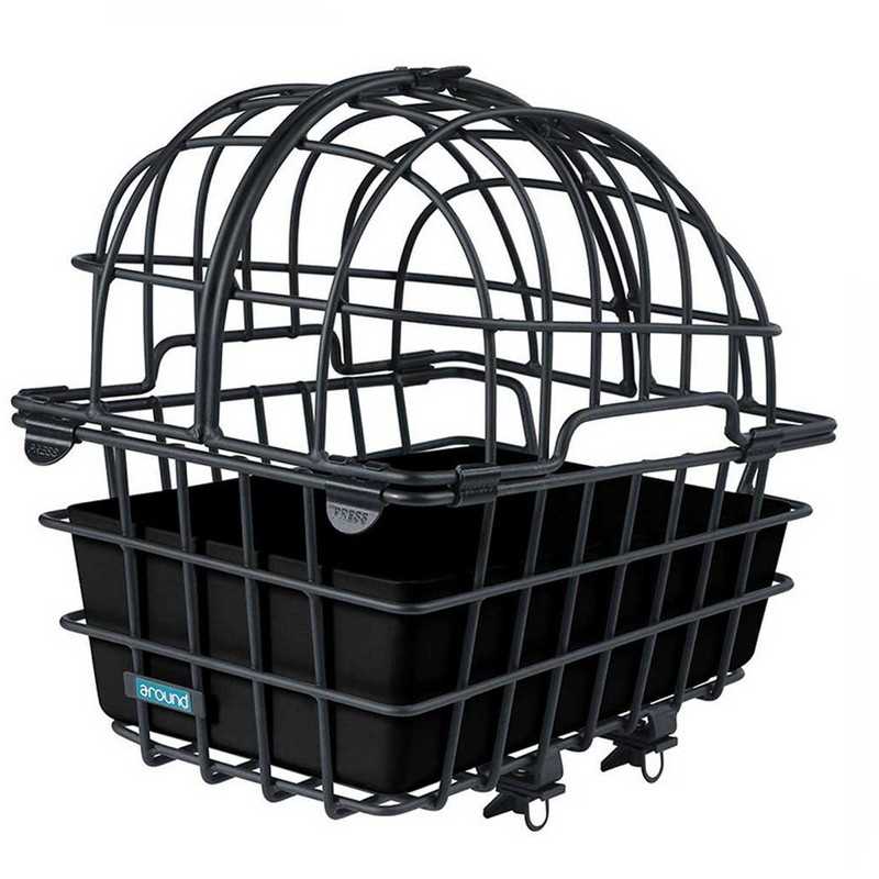 MIJNENPIEPER Cesta delantera para animales de aluminio LUNA 35x43x46 CM 709683