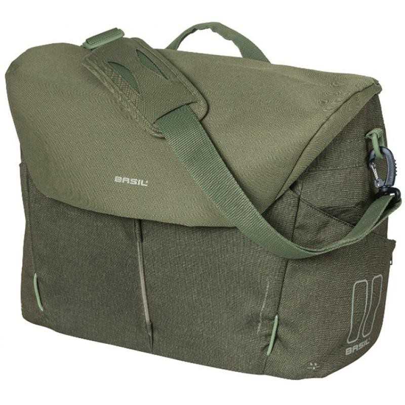 BASIL Bolsa para bici con puerto de carga y luz B-SAFE COMMUTER 17 L USB HOOK-ON LED NORDLICHT 702690VAR