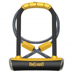 ONGUARD Antirrobo en forma de U con cable y soporte PITBULL MINI DT 8005 115 X 230 Ø14 MM 711928