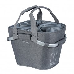 Basket with polyester front handle + adapter plate  2DAY CARRY KF