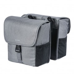 BASIL Alforja trasera para bici con líneas reflectantes GO DOUBLE MELEE 32 L 291209