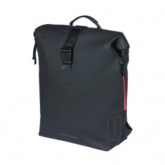Reflective bike saddlebag with light and strap closure  SOHO 17 L LED NORDLICHT