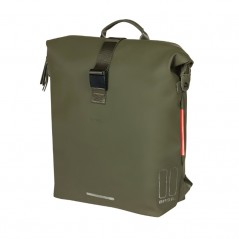 Reflective bike saddlebag with light and strap closure  SOHO 17 L LED NORDLICHT