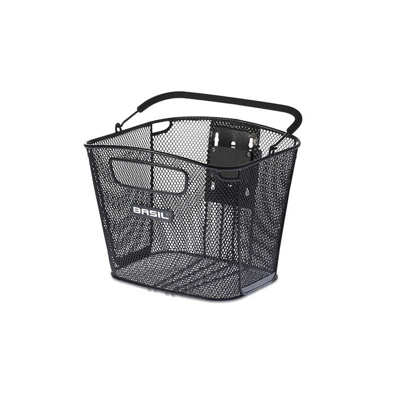 Basket with steel front handle + adapter plate without support  BOLD FRONT KF