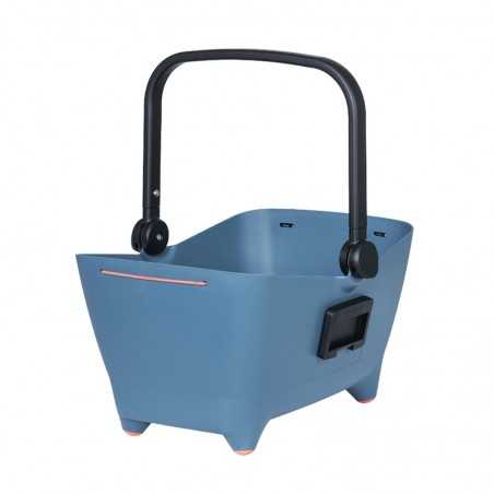 BASIL Cesta delantera para perros de plástico + placa adaptadora BUDDY 32 L KF (5x32x22 CM) 702715