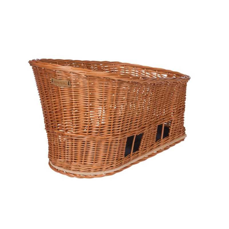 BASIL Cesta trasera para bici perros + placa adaptadora PASJA 30 L 45 CM MIK 702720