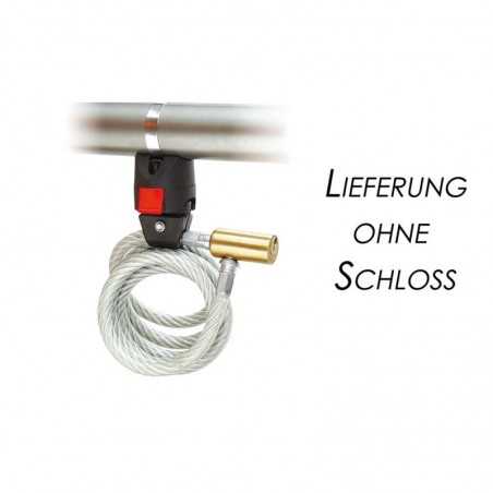 Mini color seatpost adapter for padlocks