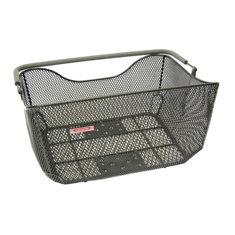 Colored narrow mesh rear bike basket  DELUXE