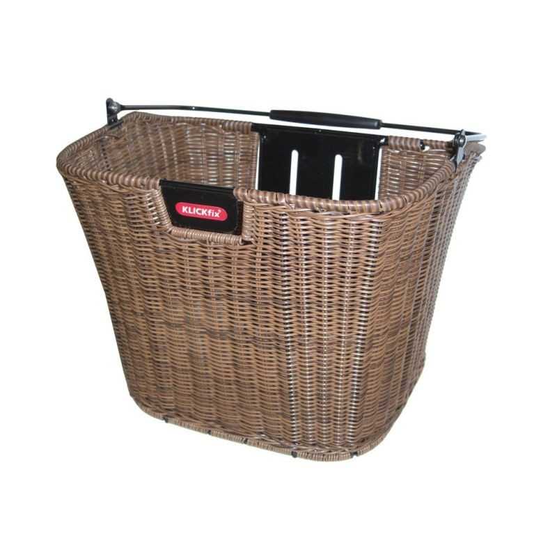 KLICKFIX Cesto sin adaptador trenzado estilo mimbre 16 L 374589VAR