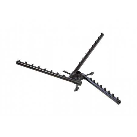 Tripod display stand for wheels and clothing