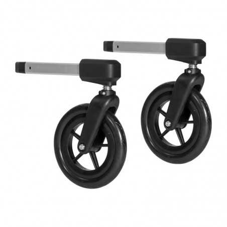 Kit 2 stroller wheels for children trailer