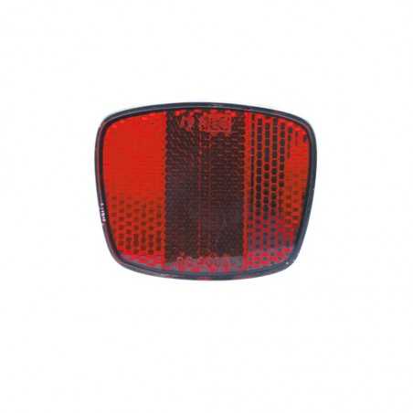 VICMA Reflector Catadióptrico BTT MTB con Soporte de Sujeción a Tija o Cuadro - Reflectante Trasero Regulable Marca 58T