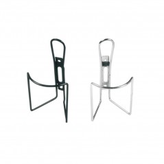 V BIKE Portabidón de acero cromado para bicicleta - Uso recomendado en ciudad, infantil y trekking/touring 680