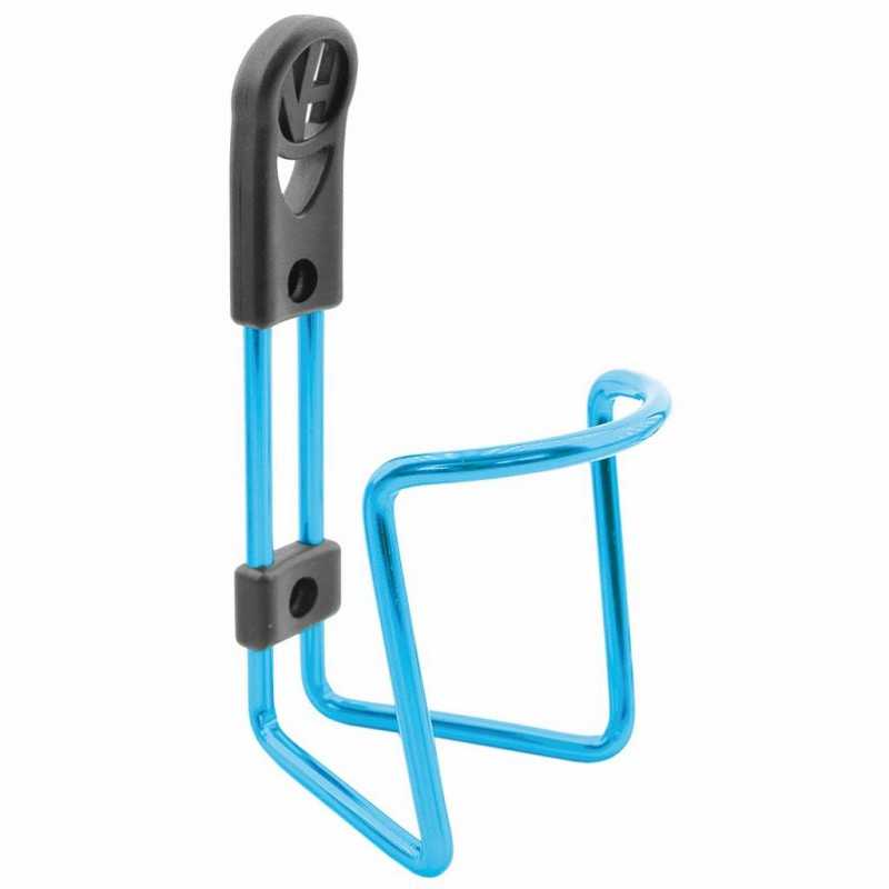 V BIKE Portabidon porta bidon botellin plata Ø6mm SIN TORNILLOS 86