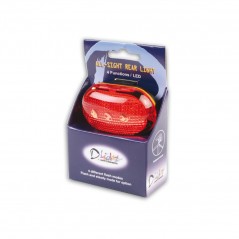 V BIKE Linterna piloto trasero intermitente 4 funciones 3 leds sujeccion a tija o cuadr 328