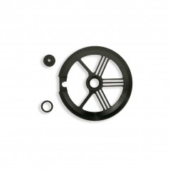 V BIKE Protector de plato (46/48 dientes) NEGRO bici bicicleta 345