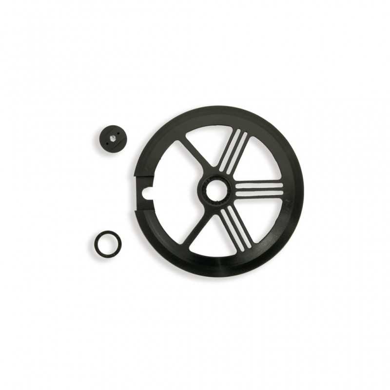 V BIKE Protector de plato (46/48 dientes) NEGRO bici bicicleta 345
