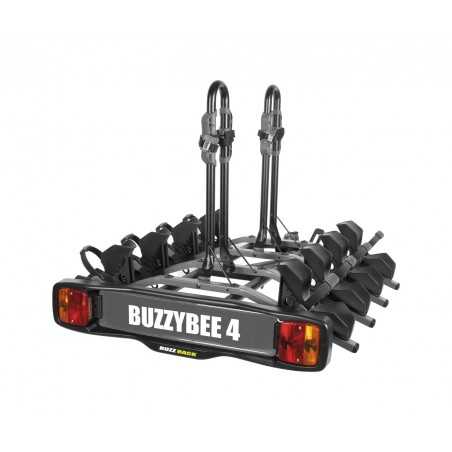 BUZZ RACK Portabicicletas sobre enganche 4 bicicletas BUZZYBEE 56049