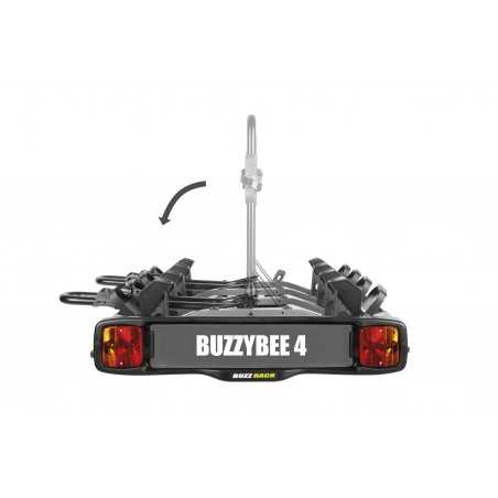 BUZZ RACK Portabicicletas sobre enganche 4 bicicletas BUZZYBEE 56049