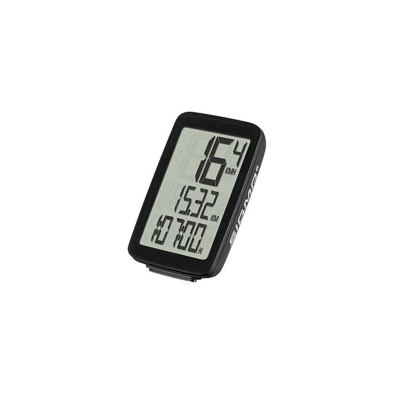 SIGMA Cuentakilometros negro PURE 1 de - Ciclocomputador purista con estilo 325020