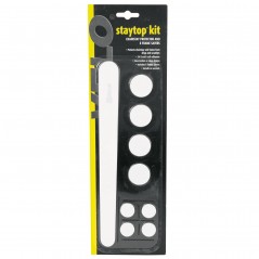 Kit, transparent protectors adhesives frame and sheaths btt mtb bicycle