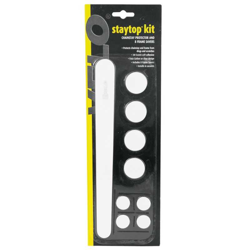 Kit, transparent protectors adhesives frame and sheaths btt mtb bicycle