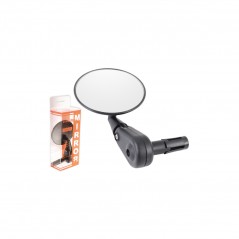 Mirror, rearview, round, bicycles, handlebar installation, bicycle