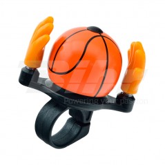 V BIKE Timbre de bicicleta rin-rin con diseño balón baloncesto 14839