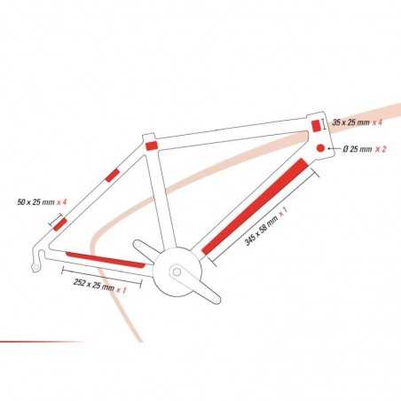 ZEFAL Protector de cuadro SKIN Armor M poliuretano alta resistencia - Marca 263001