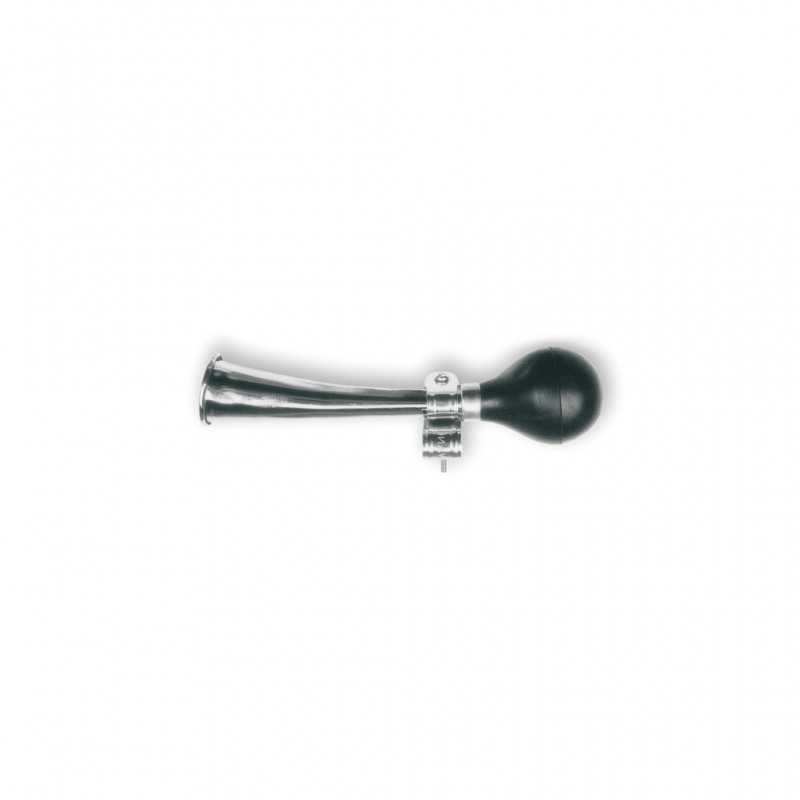 V BIKE Bocina Cromada 8” para bicicleta con forma clásica al manillar de 27