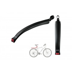 MASSI Guardabarros bicicleta trasero CM 303 con fijación en tija o puente 34294