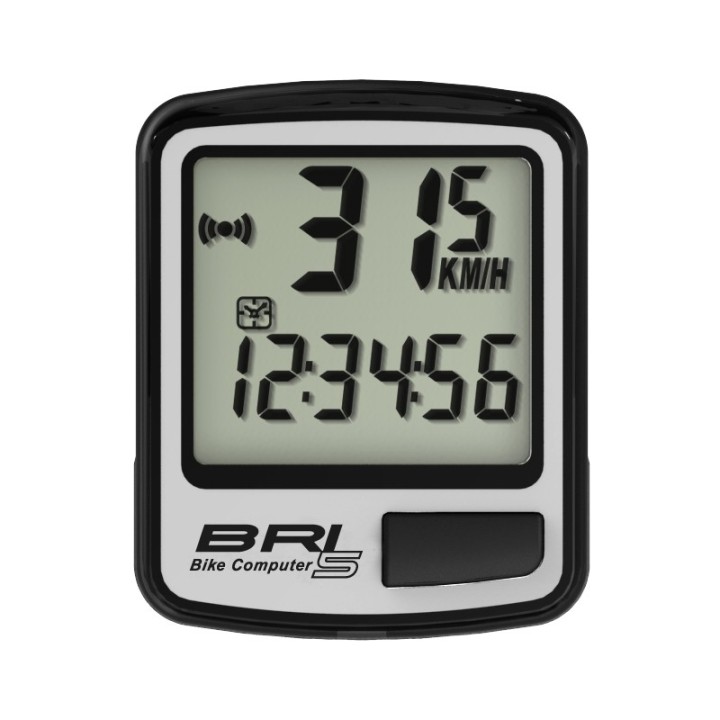 Cyclocomputer, odometer, echowell new bri5, 5 functions, cable