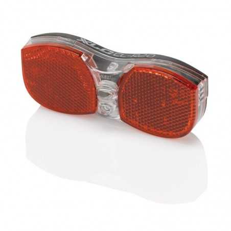 XLC Luz trasera LED a pilas con reflectante CL-R20 2500240600
