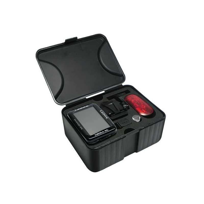 LEZYNE Cuentakilometros ciclocomputador con GPS MEGA XL HRSC LOADED 4712805997886