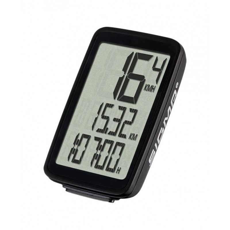 SIGMA Cuentakilómetros PURE 1 con indicador de velocidad, distancia y tiempo recorrido 50756