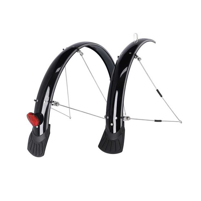 XLC Bicycle fender set with reflective and mounting brackets 28 MG-F02 2502520050VAR