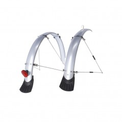 XLC Bicycle fender set with reflective and mounting brackets 28 MG-F02 2502520050VAR