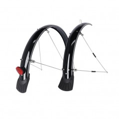 XLC Bicycle fender set with reflective and mounting brackets 28 MG-F02 2502520050VAR