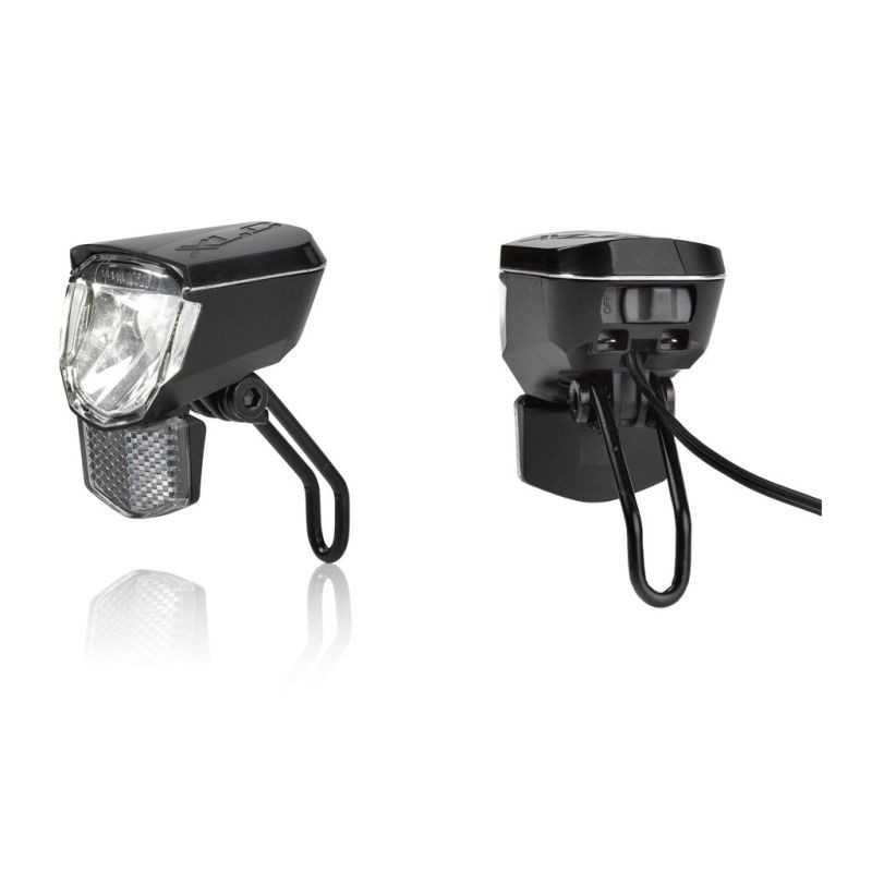 XLC Faro luz bicicleta reflectante de posicion SIRIUS D45 S LED 45LUX 2500225062