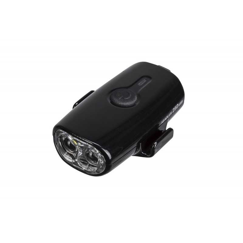 TOPEAK Faro foco linterna bicicleta delantero HEADLUX 250 USB 51962