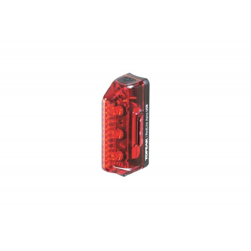 TOPEAK Faro foco linterna bicicleta trasero REDLITE AERO USB 50783