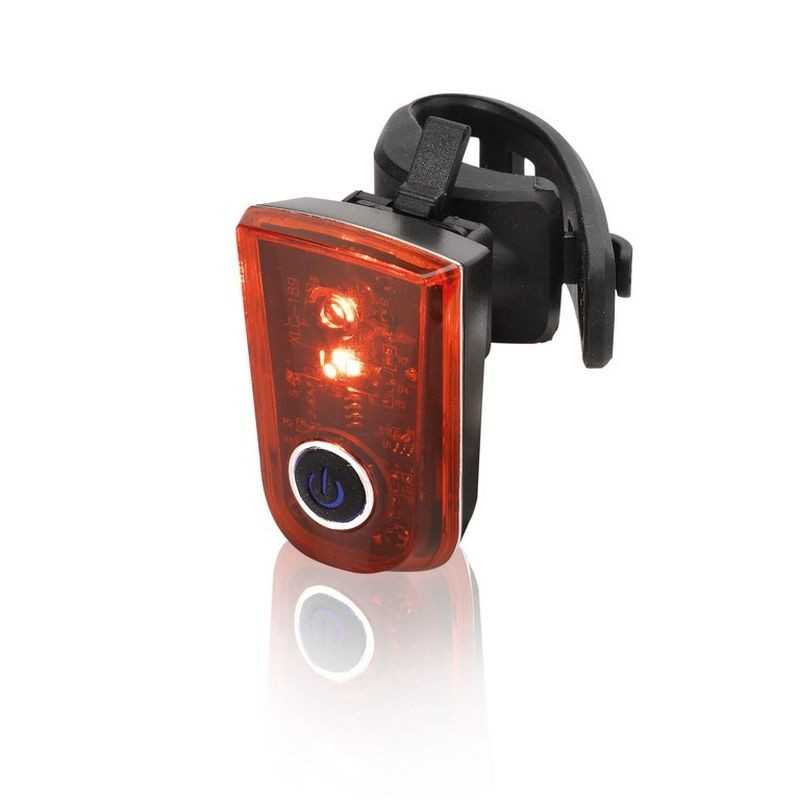 XLC Luz trasera bicicleta a batería 2 LEDS SIRIUS B 2500225030