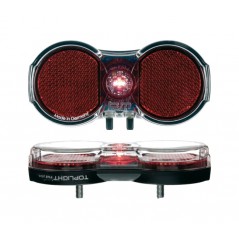 Battery powered permanent rear light 50-80mm mounting distance  TOPLIGHT FLAT