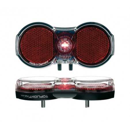 Battery powered permanent rear light 50-80mm mounting distance  TOPLIGHT FLAT