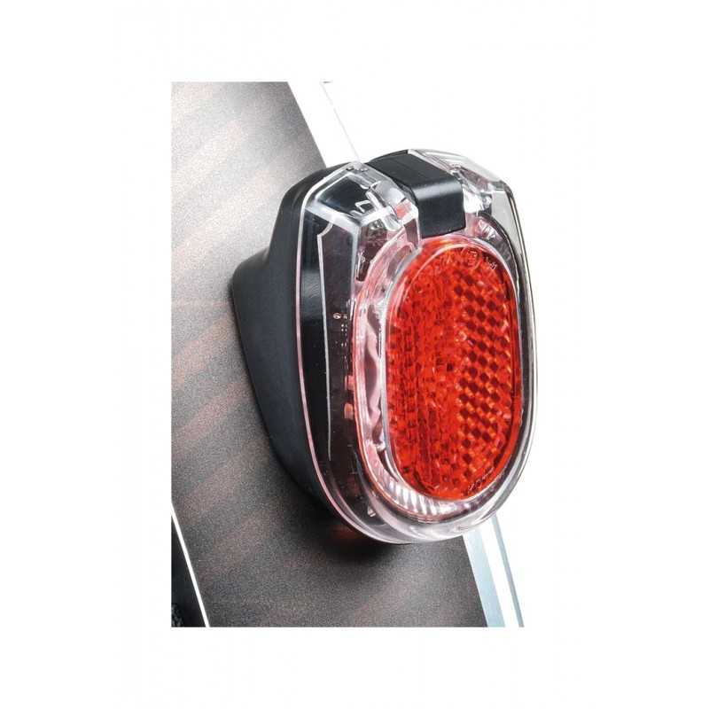 Battery-powered diode rear light permanent light for fenders (includes 2 aaa bat
