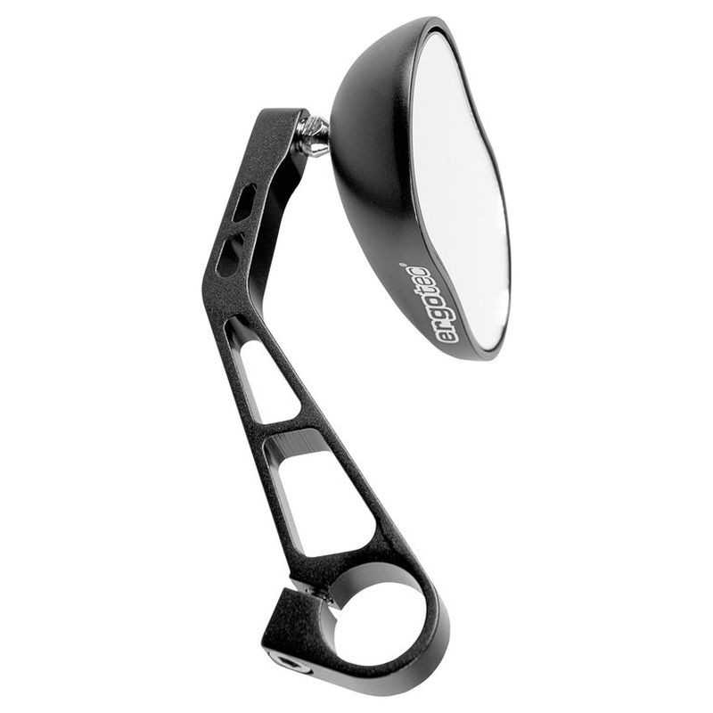 ERGOTEC Retrovisor de aluminio derecho/izquierdo con brazo corto para bicicleta M88 130 MM 374073