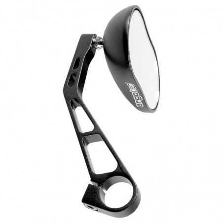 ERGOTEC Retrovisor de aluminio derecho/izquierdo con brazo corto para bicicleta M88 130 MM 374073
