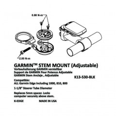 Adjustable power stand for device  GARMIN STEM